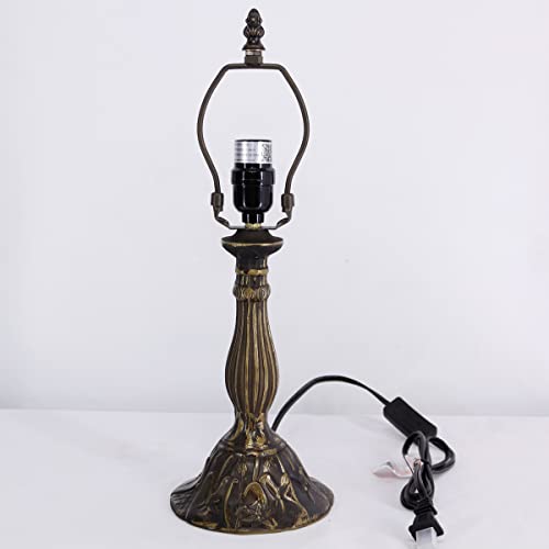Image of WERFACTORY 18 Inch Tiffany Table Lamp Base Replacement Only