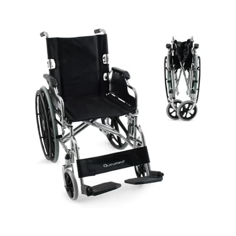 Quirumed PRO Chrome Steel Foldable Wheelchair Cover