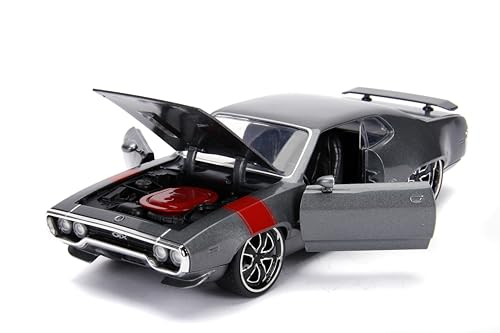 Jada Big Time Muscle 1:24 Plymouth GTX 1972 Gris miniatura 5