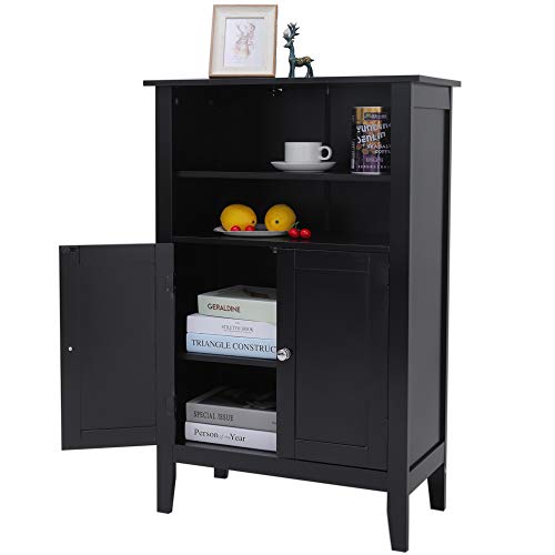 Iwell Black Bathroom Floor Cabinet With Buy Online In Kenya At Desertcart