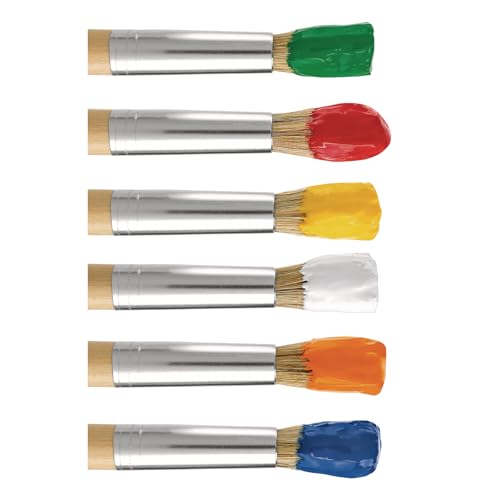 Colorations Paraben-Free Washable Tempera Paint for Kids - 8 Ounce Bottles, Set of 6 Primary Colors, Non-Toxic and Made in The USA