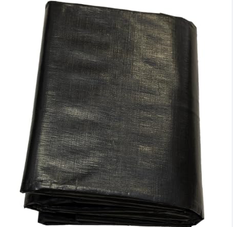 TARPAULINE Sheet Waterproof Cover Tent - for Protect from UV Resistant,RAIN 12 FEET X 18 FEET 250 GSM Black-image-24