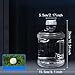 Yiju Water Container Bucket Clear Multifunction Water Dispenser Bottle, with Lid and Handle for Picnic Kitchen Emergency Outdoor, 3L