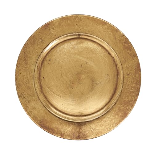 SARO LIFESTYLE Classic Antique Charger Plate (Set of 4) miniatura 1