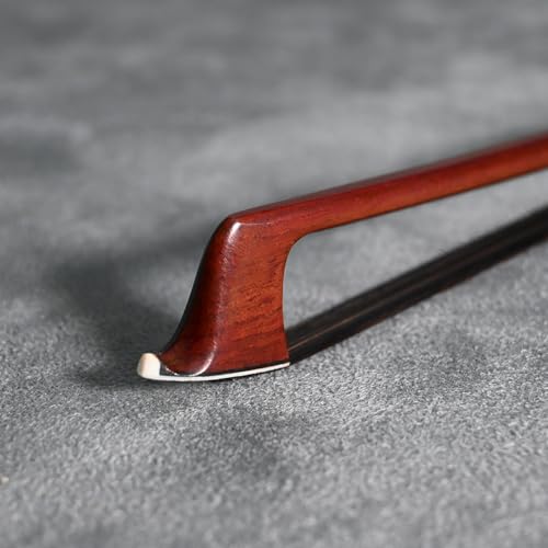 Image of Professional 1 /2 Half Size Violin Bow High Quality Brazilwood Stick Ebony Frog Natural Horsehair Clear Tone For Adults and Student VINGOBOW Hand Made