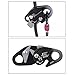 Durability Antifall Rope Grab Tool ﻿Auto Locking Rope Tensioner Fall Arrest Clip for Enthusiasts and Worker Adventure Climbing Equipment