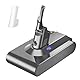 【2025 Upgraded】 6000mAh Ersatzakku für Dyson V8 Akku Li-Ionen Batterie für Dyson V8 Absolute Animal Fluffy Motorhead Total Clean Extra SV10 Staubsauger