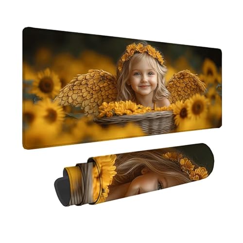 Mouse pad XXL imperméable pour gamer avec base caoutchouc 800x400