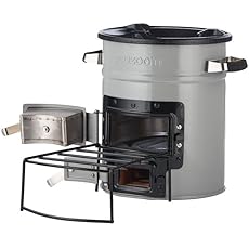 Versa, High-Efficiency, Wood-Burning, 14.25 lbs Portable Rocket Stove for Outdoor Cooking