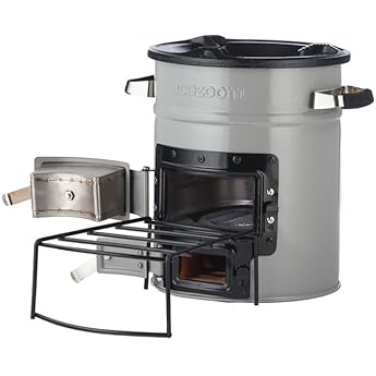 Versa, High-Efficiency, Wood-Burning, 14.25 lbs Portable Rocket Stove for Outdoor Cooking