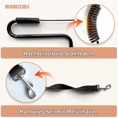 MRWiZMS Fahrrad Hundeleine,180°Fahrradleine Hund, Abnehmbar HäNde Frei Fahrrad-Hundeleine, Pet Exerciser für Gassigehen, Laufen, Radfahren, Fahrrad FüHrleine für Hunde