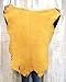 Real Tanned Gold Buckskin Leather Hide - Native Crafts 4-5 SQ Ft (2 to 3 Oz)