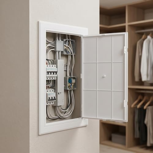 Panel de acceso plástico ABS Toyvian de color claro para ocultar cables en paneles de yeso 5