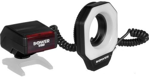 Bower SFDRF Digital MACRO Ring Light Flash for Nikon, Canon, Pentax and Olympus Digital and 35mm SLR Cameras