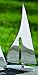 Produktbild Dekoobjekt Segelboot Statue Alu-Boot silber 24cm