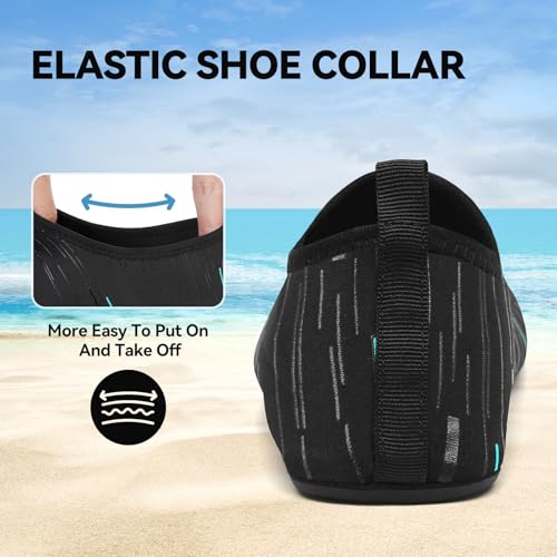 Image of Sixspace Water Shoes for Women Men Aqua Socks Swim Shower Beach Barefoot Pool Quick-Dry Non Slip Lake Surf