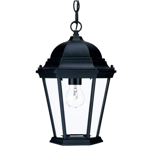 Acclaim 5206Bk Richmond Collection 1-Light Outdoor Light Fixture Hanging Lantern, Matte Black #TOP21