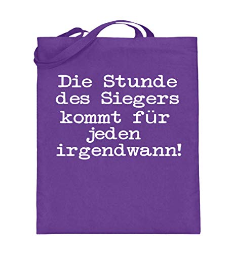 Sac en toile de jute violet pour éviter les douleurs d'épaule avec anses longues