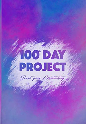 100 day project Boost your creativity: Start any time and commit to your project every day for at least 100 days. Draw, doodle, sketch, write, ... crayons- this notebook wait for Your ideas!