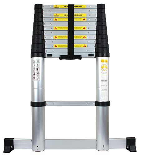 ProDec CCTL38B Click 'n' Climb Pro Échelle télescopique Argenté 3,8 m