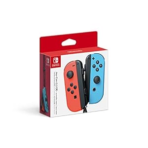 Nintendo, Controle Nintendo Switch, Joy-Con, Esquerdo e Direito, Versátil, Azul Neon e Vermelho Neon - 9 41jSA0Cb0pL. SS300