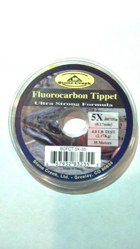 Stone Creek Fluorocarbon Tippet Spools 5X 35M - Fly Fishing