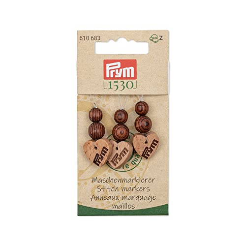 Prym Stitch Markers Wood, Natural, One Size - Image 4