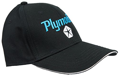 Gorra bordada A&E Designs Chrysler Plymouth negra miniatura 3