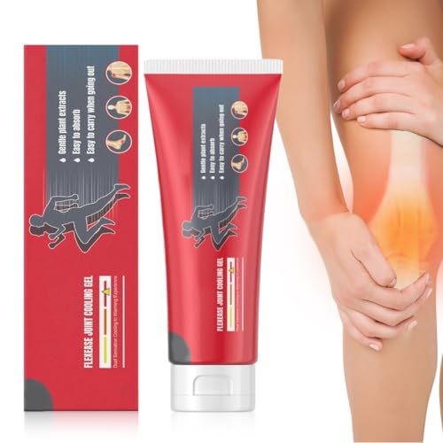 GNHG 120g Gel De Alivio Avanzado y Crema Masaje Calmante,Soporte Muscular Rápido,Ingredientes Naturales y De Rápida Absorción
