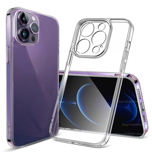 Coque silicone pour iPhone 14 transparente souple anti-choc et anti-jaunissement