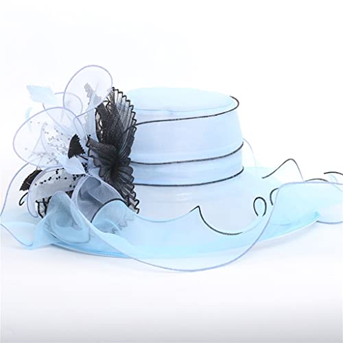 Chapeau en organza pour femmes idéal pour un mariage ou une cérémonie en plein air