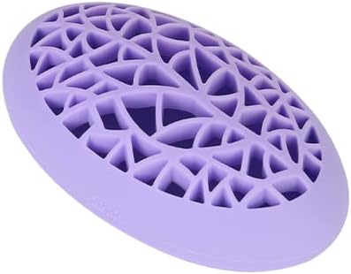 Silicone Make Up Brush Holder Cosmetic Storage Box Desktop for Brush,Eyeliner Pencil,Art Supplies, Painting Brush (Purple)