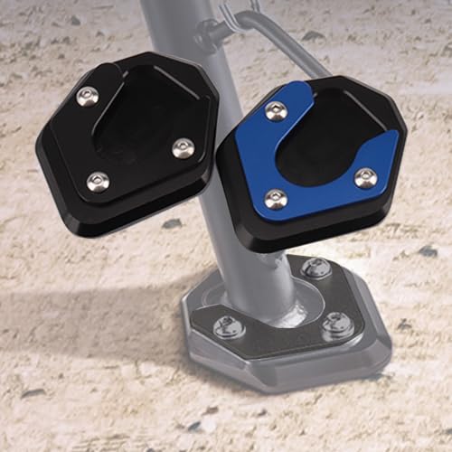 800 MT Accessories, Motorcycle Side Stand Enlarge Plate Kit Kickstand Extension Pad for CFMOTO CF MOTO 800MT MT800 800 MT 800-MT CF800MT 2021 2022 2023 2024 Foot Stands Enlarger Pad (Black)