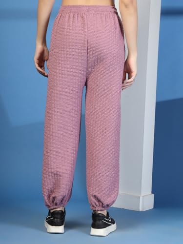 Image of UZARUS Women's Ultra-Soft Baggy Fit /Relaxed Fit Joggers with Side Pockets & Gripped Hem