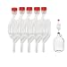 Airlock Fermentacion Fellibay Cerveza Artesanal Airlock Bubbler Kit de fermentación de vino para el hogar, 5 unidades