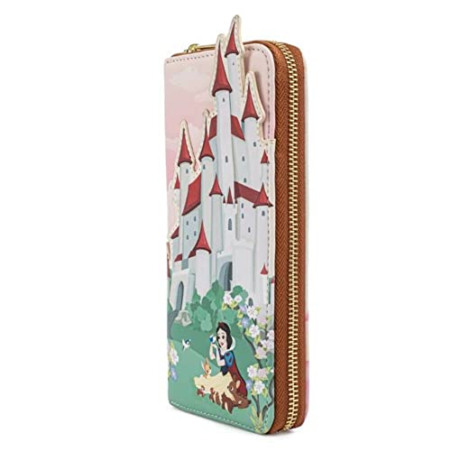Loungefly Disney Snow White Castle Scene Zip Around Wallet2