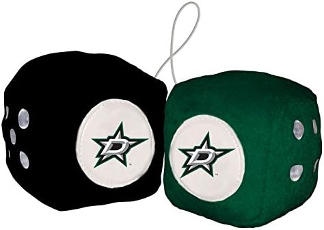 Fremont Die NHL Dallas Stars Automotive Fuzzy Dice, One Size, Multicolor