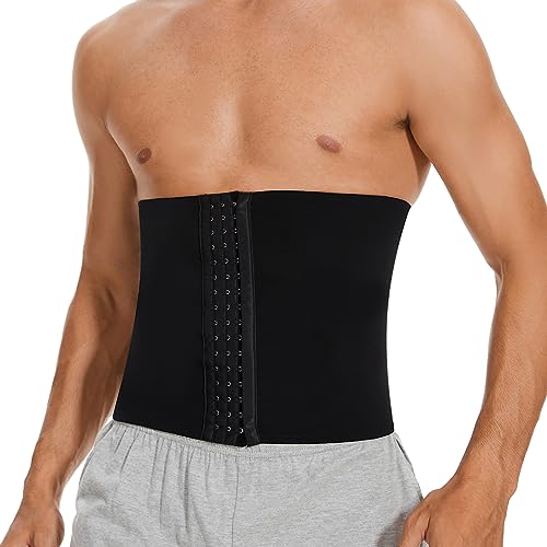 MISS MOLY Men Tummy Control Shapewear Girdle Waist Cincher Slimmer Compression Stomach Wrap Belly Shaping Belt Body Shaper