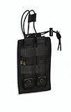 Material: Cordura 700 DEN Tasmanian Tiger Funkgerättasche Tac 3, black, 23 x 12 x 4, 7794
