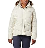 Columbia Women's Plus Size Peak to Park Insulated Jacket, Chalk, 2X Plus