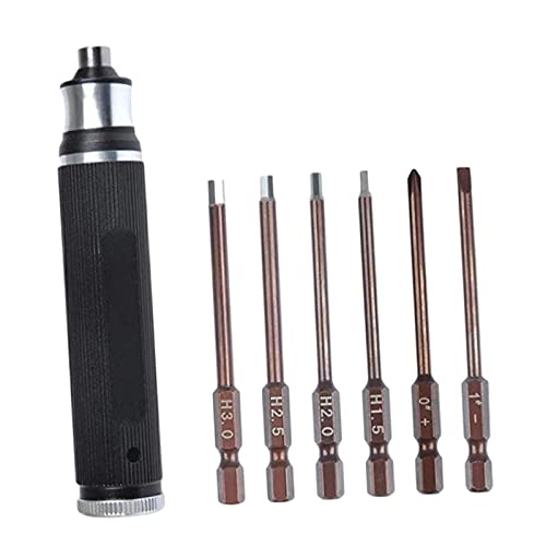 Generic Ferramenta de abertura de chave de fenda de precisão profissional Mini magnética portátil 6