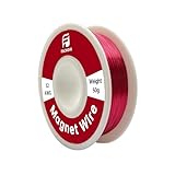FACHOIK 32 AWG Magnet Wire - Enameled Wire - Enameled Magnet Winding Wire Used for Transformers Inductors (50g, 32AWG)