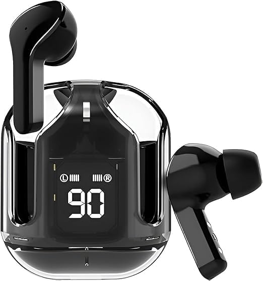 Image of Luxaro Mart UltraPods Max True Wireless Earbuds with Bluetooth 5.3, Enhanced Sound Quality, Touch Control,Battery Life, Noise Cancellation & Comfortable Fit
