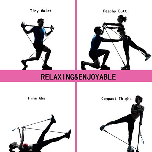 image for BAOLONG Yoga Pilates Stick Total Body Workout Bar, Stretch,Twisting,Si