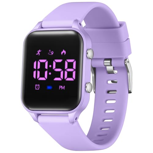 Image of LAVAREDO Kids Digital Watches for Boys Girls,Waterproof Sport Watch with Pedometer Stopwatch Vibration Alarm for Ages 5-13,No App Fitness Tracker Watch for Kids Teens Birthday Gifts