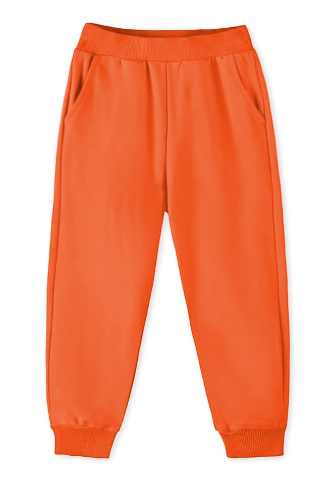Welity Boy's & Girl's Cotton Jogger Pants 18 Months-10 Years