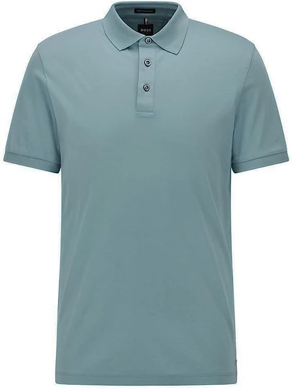 Polo en coton BOSS homme vert M T-Perry14 50398204