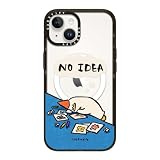 CASETiFY インパクト iPhone 14 ケース [MIL規格準拠 (4x MIL-STD-810G)/2.5mからの落下試験をクリア/MagSafe に対応] - No idea - ブラック