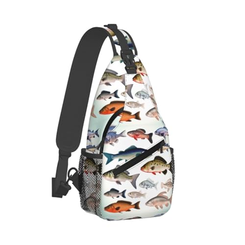 Mochila Pequeña Crossbody Negra para Senderismo miniatura 1