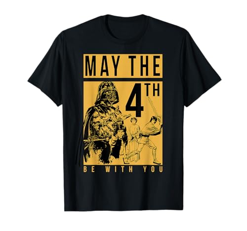 T-shirt Star Wars May The 4th vêtement graphique poster de film science-fiction